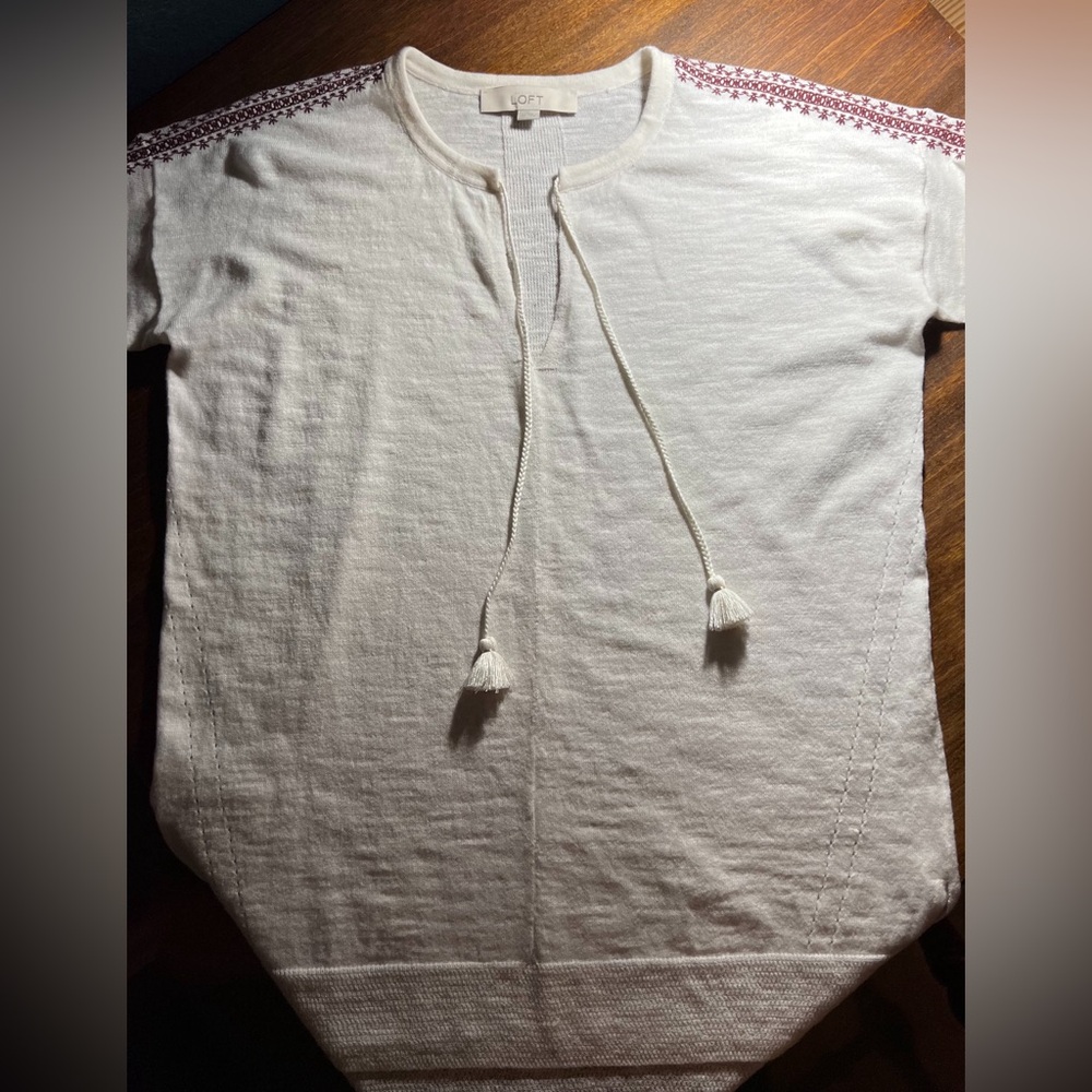 Boho Embroidered Cotton Tunic - Picture 9 of 15